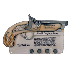 Vintage Billy The Kid Derringer .41 Cal Ceramic Gun Ashtray for sale  Shipping to South Africa