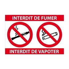 Interdiction interdit fumer d'occasion  France