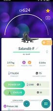 Pokemon Salandit F (Evolution to Salazzle) GO - TRA'DE - Leia a descrição comprar usado  Enviando para Brazil