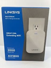 Used, Linksys RE7350 MAX-STREAM AX1800 Dual Band WIFI 6 Range Extender - Open Box for sale  Shipping to South Africa