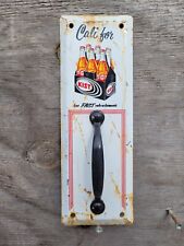 VINTAGE KIST SODA SIGN GENERAL STORE DOOR PULL COLA BEVERAGE SCIOTO OHIO 10X4" for sale  Shipping to South Africa