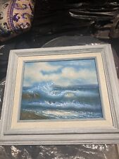 Seascape Oil painting by Simon Schubert Original 13 By 15 Frame for sale  Shipping to South Africa