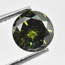 1.20Carat Genuine Green Moissanite Round Cut Certified Gemstone for sale  Shipping to South Africa