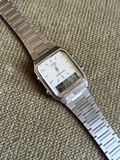 CASIO Data Bank - Ana Digi 33 mm vintage LCD watch quartz comprar usado  Enviando para Brazil