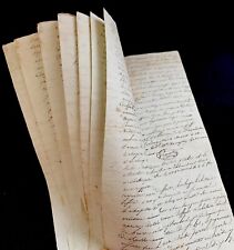 1834 old manuscript for sale  Kansas City