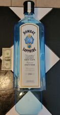 "Botella gigante de ginebra seca zafiro zafiro azul transparente de 22" segunda mano  Embacar hacia Argentina