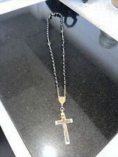 Vintage silver rosary for sale  HULL