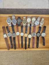 Lot of 18 Citizen,Pulsar, Swiss Legend, Guess,Relic Mens Watches for sale  Shipping to South Africa