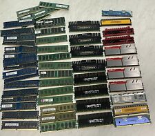 Lote AS-IS de 55 RAM para sucata de ouro ou uso de memory sticks desktop DIMMs Mix Brands comprar usado  Enviando para Brazil
