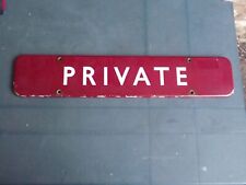 Private door enamel for sale  WELLINGBOROUGH
