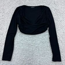 Blusa cropped feminina nua extra grande preta manga longa elástica comprar usado  Enviando para Brazil