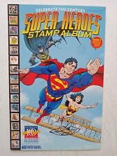 Álbum de estampillas de superhéroes de DC Comics 1998 USPS segunda mano  Embacar hacia Argentina