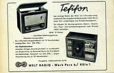 Tefifon radiobesitzer radio gebraucht kaufen  Altenstadt