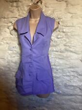 Lilac longline waistcoat for sale  FROME
