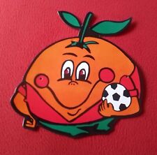 CARETA DE CARTÓN NARANJITO MASCOTA DEL MUNDIAL DE FÚTBOL ESPAÑA 82 1982 FOOTBALL segunda mano  Embacar hacia Argentina