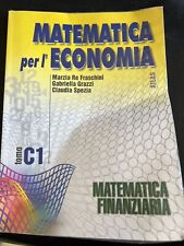 Matematica per economia. usato  Ginestra