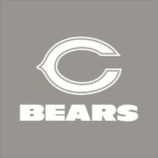 Adesivo de vinil Chicago Bears #8 logotipo da equipe da NFL 1 cor parede janela do carro, usado comprar usado  Enviando para Brazil