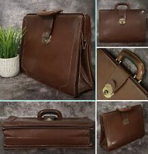 Vintage brown leather for sale  SHEFFIELD