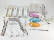Nintendo Wii OEM Remote & Nunchuk Lot of 8 w Silicones RVL-003 RVL-004 + Extras for sale  Shipping to South Africa