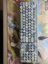 MOPII Wireless Keyboard And Mouse Combo Set Light Blue/ Lightly Used for sale  Shipping to South Africa