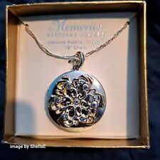Locket necklace silver for sale  Baldwinsville