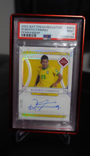 2022 National Treasures World Cup ROBERTO FIRMINO AUTO ON CARD PSA 9 for sale  Shipping to South Africa