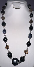 Beaded necklace black for sale  SHEFFIELD
