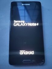 Used, Samsung Galaxy Note 4  Black Locked On 02, 32GB Cracked Screen for sale  Shipping to South Africa