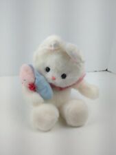Very Rare Iwaya Vintage Kitty-cat Fluffy Pet Series With Kitten Baby 12" 1983 for sale  Shipping to South Africa
