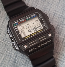 vintage Casio BM-100WJ barômetro altímetro medidor de profundidade alarme relógio cronógrafo Japão, usado comprar usado  Enviando para Brazil