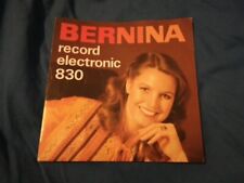 Bernina record electronic for sale  Shipping to Ireland