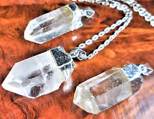 Quartz necklace raw for sale  Spring Valley