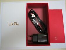 Original LG G4 embalaje cable de datos USB fuente de alimentación Leather Black negro nuevo segunda mano  Embacar hacia Argentina