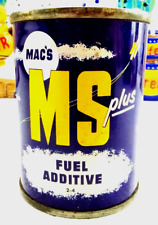 Lata metálica aditiva de combustible MAC'S MS Plus de colección 4 OZ - NUEVA DE STOCK segunda mano  Embacar hacia Argentina