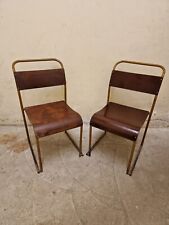 Vintage stacking chairs for sale  ACCRINGTON