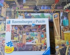 Rompecabezas Ravensburger Grandpa's Garage 300 piezas #131051 69x51 cm c2016 pieza tamaño LG segunda mano  Embacar hacia Argentina