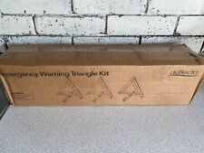 Kit de triángulo de advertencia de emergencia de la marca Deflecto hecho en EE. UU. con 3 advertencias - rojo segunda mano  Embacar hacia Mexico