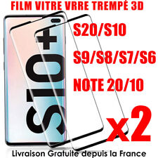 FILM PROTECTION ECRAN VERRE TREMPE SAMSUNG S22 S21 S20 S10 S9 8 Note 20 total 3D d'occasion  Nogent-sur-Marne
