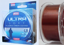 Asso Ultra Soft Coated Fluorocarbon Fishing Line 300 m Coppery Spools Sizes New  for sale  Shipping to South Africa
