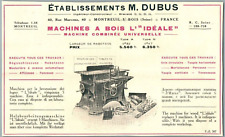 Dubus wood machine d'occasion  Expédié en Belgium