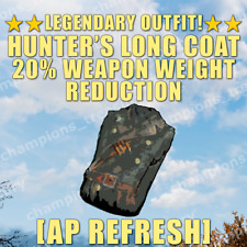 PC ⭐⭐ LEGENDARY HUNTER'S LONG COAT! 20% WEAPON WEIGHT REDUCTION & AP REFRESH! ⭐⭐ for sale  Shipping to South Africa