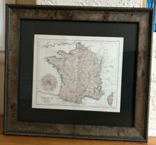 framed map france for sale  La Crosse