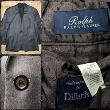 Usado, Ralph Ralph Lauren Sport Coat Mens 40R Gray Blue Suit Jacket Silk Wool Cashmere comprar usado  Enviando para Brazil