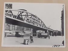 1957 Liverpool Overhead Railway On The Strand Outside Liver Original B&W Photo for sale  LIVERPOOL