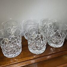 Used, Royal Brierley Bruce Old Fashioned Crystal Whisky Glasses Tumblers x 6 for sale  Shipping to South Africa