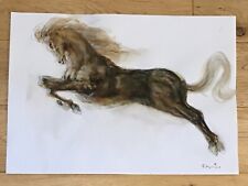 Signed horse painting d'occasion  Expédié en Belgium