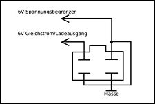 6V Spannungsbegrenzer Spannungsregler Regler Laderegler Gleichrichter 80Watt comprar usado  Enviando para Brazil