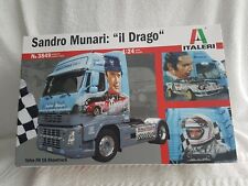 Used, Italeri 1/24 Scale 3849 Sandro Munari il Drago Volvo FH 16 Show Truck Kit for sale  SANDBACH