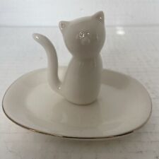 White cat ringholder for sale  Callery