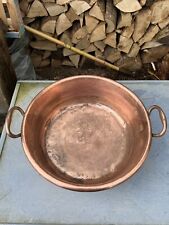 Used, Antique Handmade French Copper Confiture Conserves Jam Making Pan 3.3kg for sale  Shipping to South Africa
